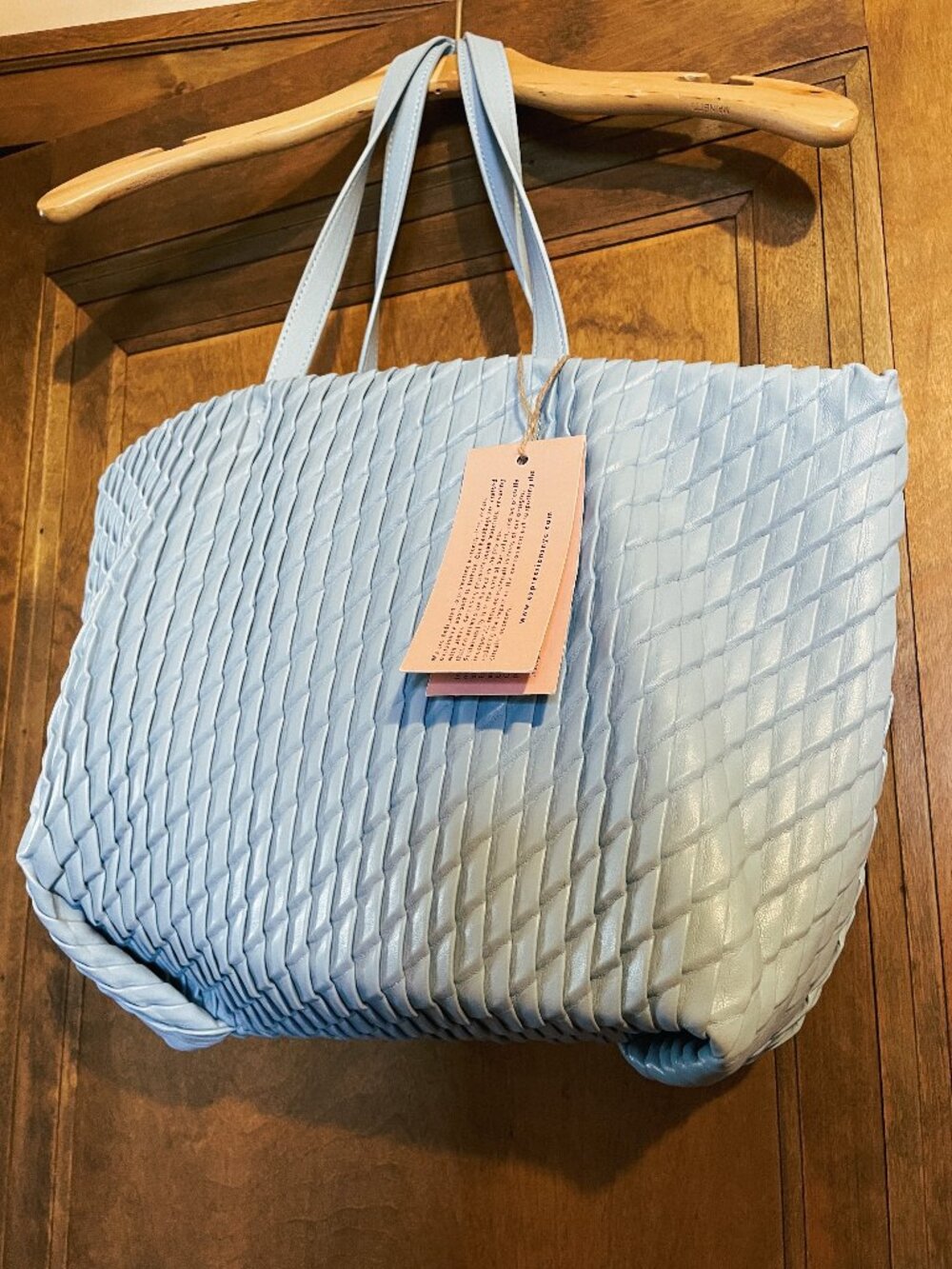 Eco Boho Style Tote & Wallet by EXPRESSIONS NYC. Crossbody Handbag & Clutch - Picture 3 of 13